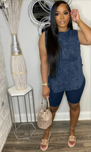 Load image into Gallery viewer, Plus Size Casual Print Sleeveless Sports Two Piece Set
