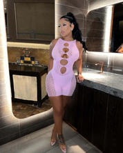 Load image into Gallery viewer, Sexy Mesh Patchwork Sleeveless Hollow Romper

