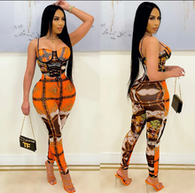 Load image into Gallery viewer, Fashion Sexy Print Camisole And Pants Two Piece Set

