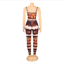Load image into Gallery viewer, Fashion Sexy Print Camisole And Pants Two Piece Set
