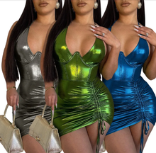 Load image into Gallery viewer, Sexy Hollow Out Halter Nightclub Dress

