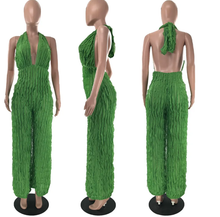 Load image into Gallery viewer, Sexy Wrap Chest Halter High Waist Jumpsuit

