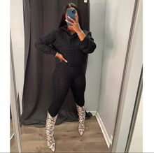 Load image into Gallery viewer, Solid Color Knit Sweater Two Piece Set
