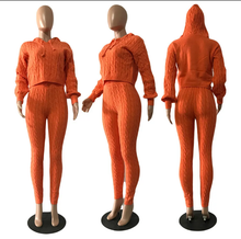 Load image into Gallery viewer, Solid Color Knit Sweater Two Piece Set
