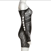 Load image into Gallery viewer, Sexy Mesh See Through Hollow Out Skinny Romper

