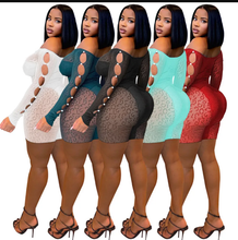 Load image into Gallery viewer, Sexy Solid Hollow Out Rompers
