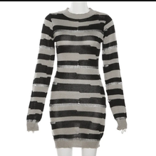 Load image into Gallery viewer, Sexy Knits Contrast Color Mini Dress
