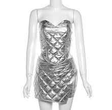 Load image into Gallery viewer, Sexy Wrap Chest Zipper Tops Tight Two Piece Shorts Set
