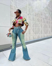 Load image into Gallery viewer, Fashion Zipper Adjustable Lumbar Slim Jeans
