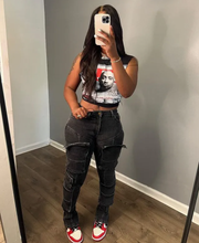Load image into Gallery viewer, Casual Multicolor Slim Jeans
