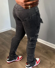 Load image into Gallery viewer, Casual Multicolor Slim Jeans
