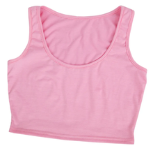 Load image into Gallery viewer, Solid Cropped Hoodie+Tank Top+Pants 3 Piece Sets
