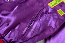 Load image into Gallery viewer, Embroidery Splicing Contrast Color Baseball Jacket
