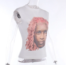 Load image into Gallery viewer, Fashion Print Sleeveless T Shirt
