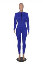Load image into Gallery viewer, Casual Sports Zipper Long Sleeve Jumpsuit

