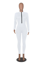 Load image into Gallery viewer, Casual Sports Zipper Long Sleeve Jumpsuit
