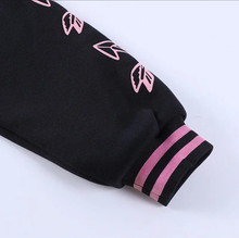 Load image into Gallery viewer, Fashion Letter Embroider Print Patchwork Baseball Jacket
