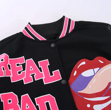 Load image into Gallery viewer, Fashion Patchwork Letter Print Short Jackets
