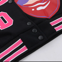 Load image into Gallery viewer, Fashion Patchwork Letter Print Short Jackets
