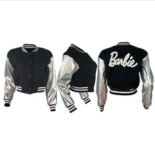 Load image into Gallery viewer, Fashion Embroidery Splicing Slim Baseball Jacket
