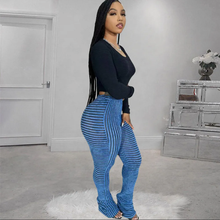 Load image into Gallery viewer, Fashion Furry Slim Stacked Pants
