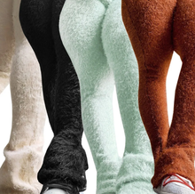 Load image into Gallery viewer, Solid Color Plush Casual Micro Flare Pants
