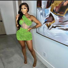 Load image into Gallery viewer, Sexy Sequin Nightclub Party Mini Dress
