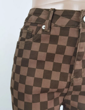 Load image into Gallery viewer, Plus Size Plaid Print Casual Split Pants
