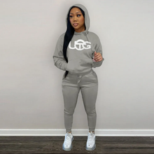 Load image into Gallery viewer, Casual Fleece Hoodies Pants Two Piece Sets
