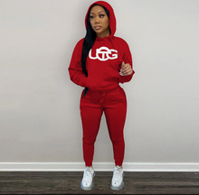 Load image into Gallery viewer, Casual Fleece Hoodies Pants Two Piece Sets
