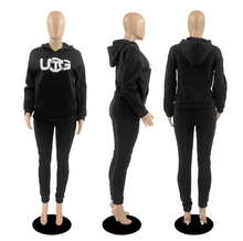 Load image into Gallery viewer, Casual Fleece Hoodies Pants Two Piece Sets
