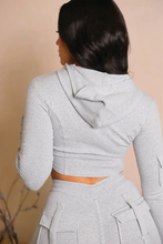 Load image into Gallery viewer, Casual Long Sleeve Hooded Tight Sport Two Piece Pants Set
