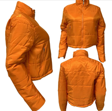 Load image into Gallery viewer, Plus Size Winter Zipper Cotton-padded Puffer Coats
