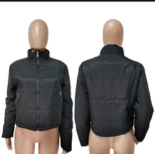 Load image into Gallery viewer, Plus Size Winter Zipper Cotton-padded Puffer Coats
