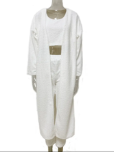 Load image into Gallery viewer, Sexy V-Neck Plush Vest and Pants Three Piece Set

