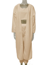 Load image into Gallery viewer, Sexy V-Neck Plush Vest and Pants Three Piece Set
