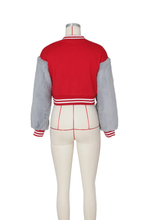 Load image into Gallery viewer, Casual Patchwork Zipper Baseball Jacket
