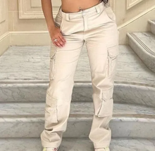 Load image into Gallery viewer, Casual Pocket Cargo Pants

