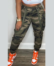 Load image into Gallery viewer, Plus Size Camouflage Print Casual Pants
