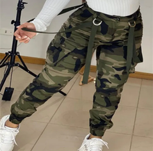 Load image into Gallery viewer, Plus Size Camouflage Print Casual Pants
