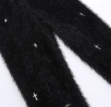 Load image into Gallery viewer, Fashion Crucifixion Woolen Slim Pants

