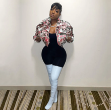 Load image into Gallery viewer, Plus Size Cartoon Print Winter Warm Down Jacket
