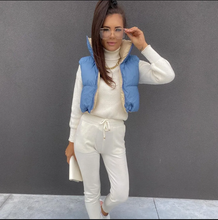 Load image into Gallery viewer, Reversible Wear Zipper Vest Warm Cotton Jacket
