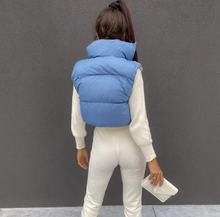 Load image into Gallery viewer, Reversible Wear Zipper Vest Warm Cotton Jacket
