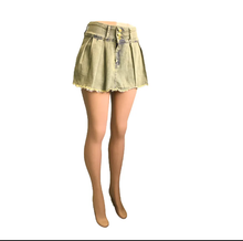 Load image into Gallery viewer, Fake Two-piece Jeans Shorts Pleated Skirt
