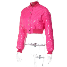 Load image into Gallery viewer, Solid Color Long Sleeve Cotton Jacket
