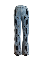 Load image into Gallery viewer, Hollow Out Loose Straight Jeans
