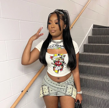 Load image into Gallery viewer, Fashion Slim Belted Denim Skirt
