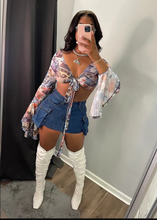 Load image into Gallery viewer, Fashion Multi-pocket Slim Denim Skirt
