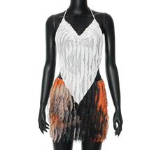 Load image into Gallery viewer, Sexy Halter Tie Backless Top Two Piece Skirt Set

